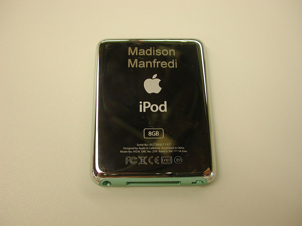 Laser Engraving an iPod